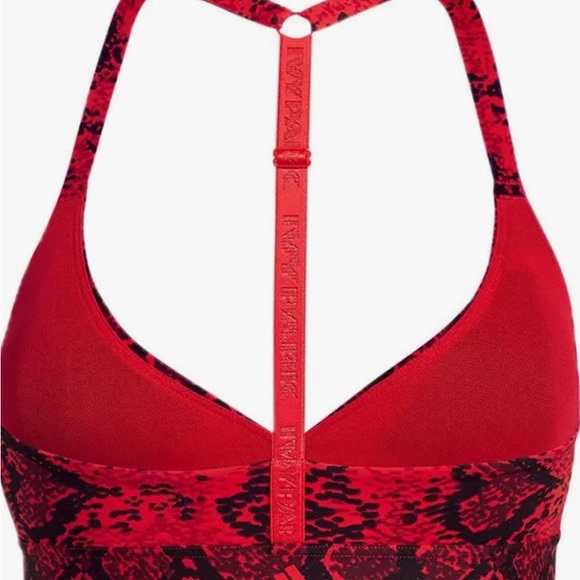 Red Snake Print Bralette - Picture 5 of 5
